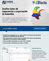 Nosis | Newsletter, analice datos de importación e importación