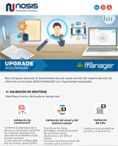 Actualización Informes Comerciales: Nueva Versión Nosis Manager