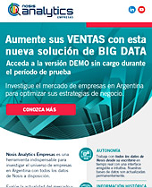 Nosis Analytics, aumente sus ventas con esta nueva solución de Big Data